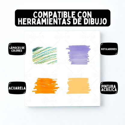 Cuaderno con 100 dibujos para colorear